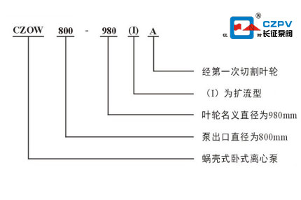 中開(kāi)泵型號(hào)意義圖